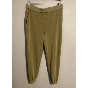 Lululemon Womens Softstreme Relaxed Jogger Pant Size 12 Green Pull On READ
